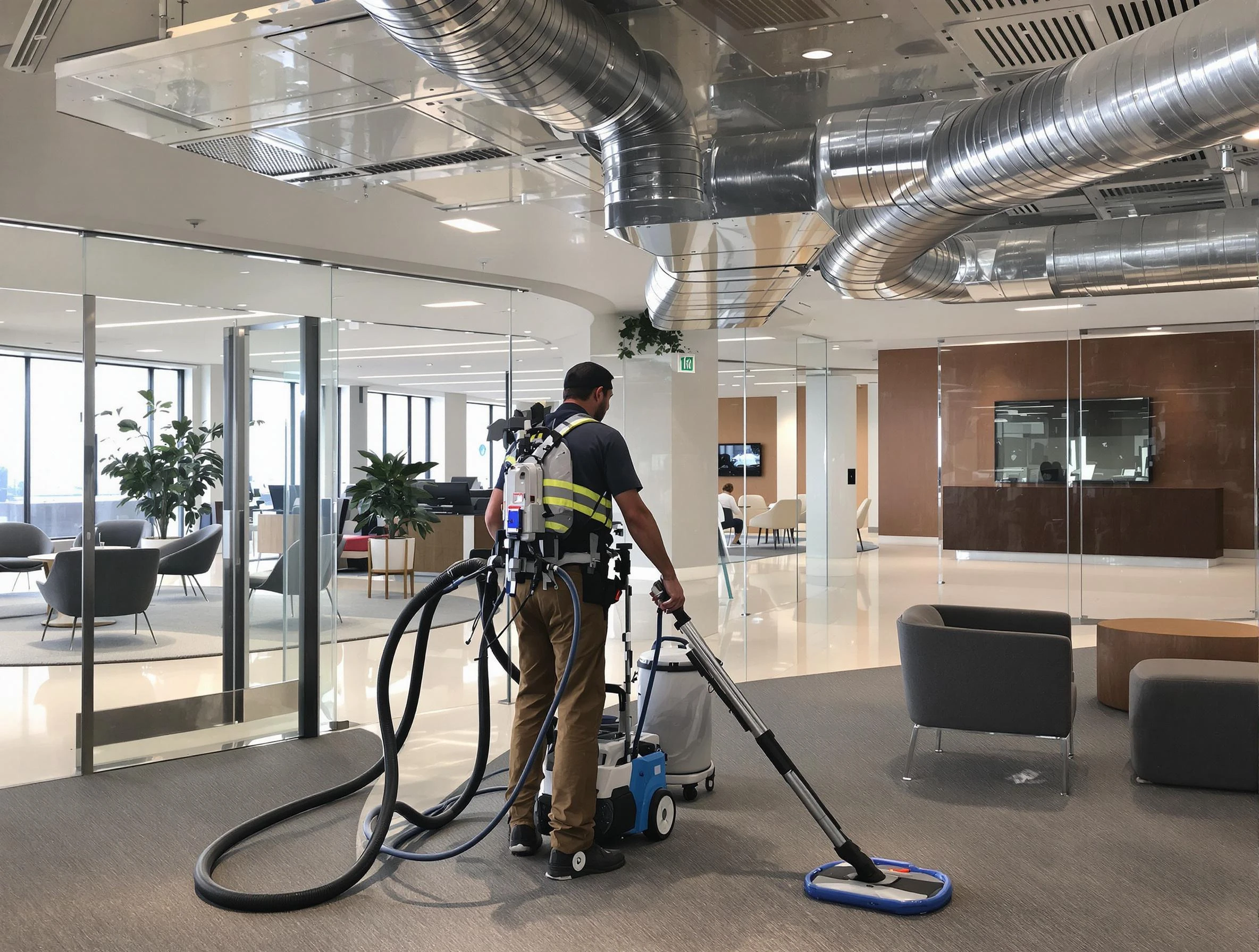 Commercial duct cleaning service by Mission Viejo Air Duct Cleaning in Mission Viejo
